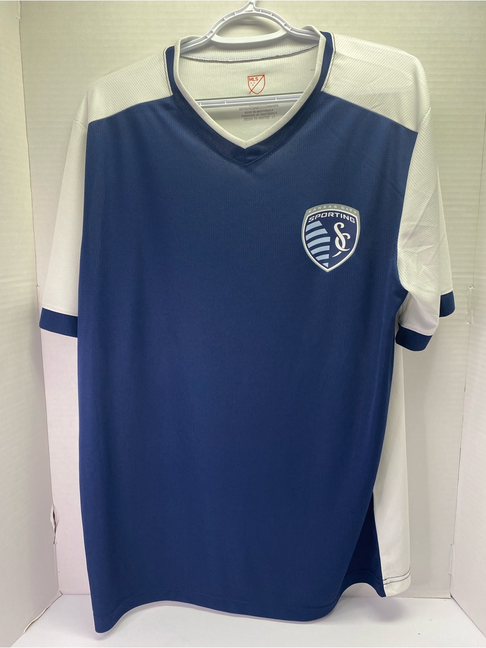 Sporting KC Men's Navy & White Soccer Jersey